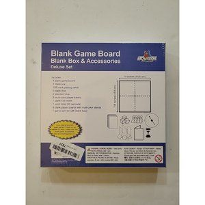 Blank Board Game Deluxe Set - Create Your Own Board Game Set NEW SEALED
